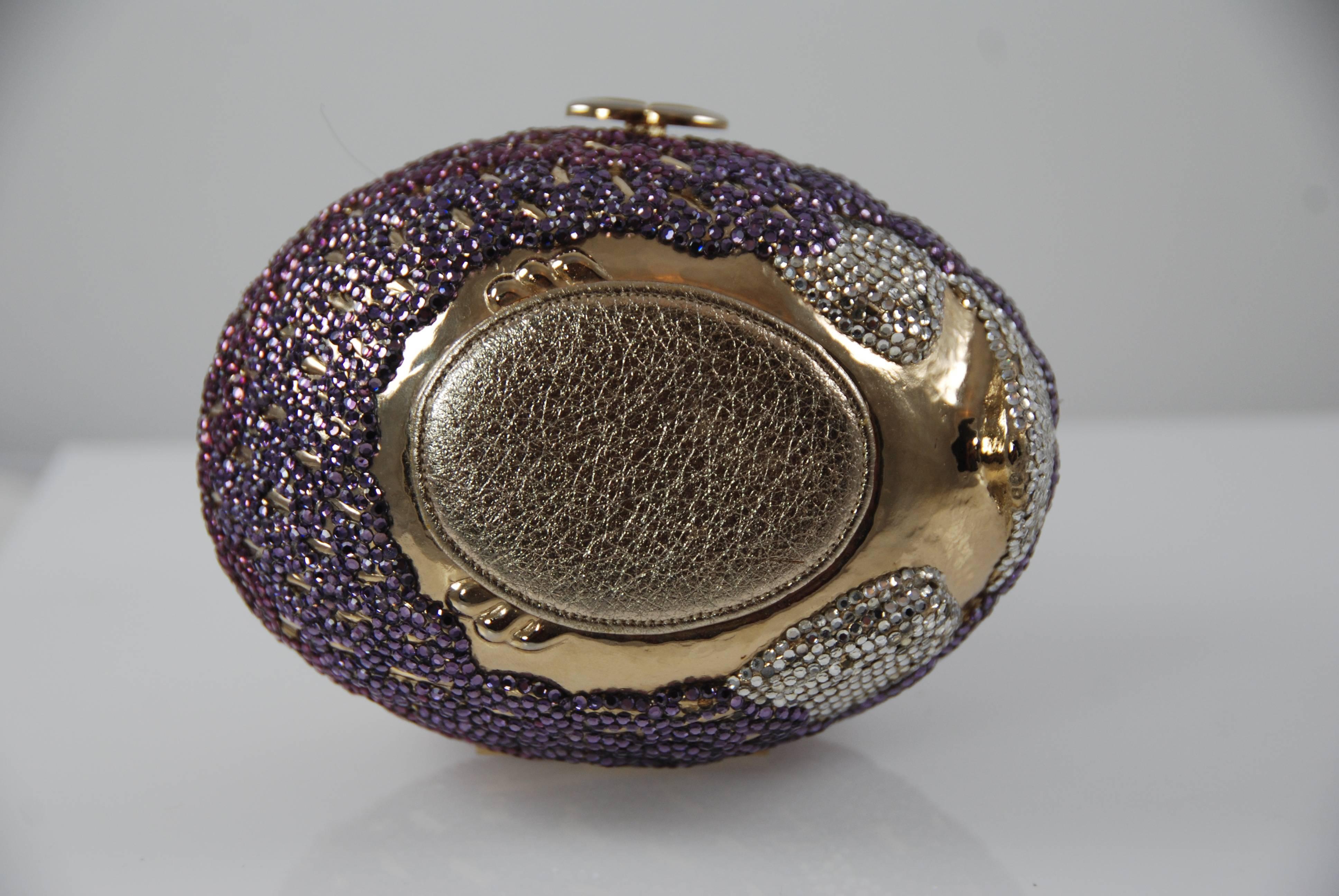 1990's Judith Leiber Bird  with Amethyst Eyes For Sale 1