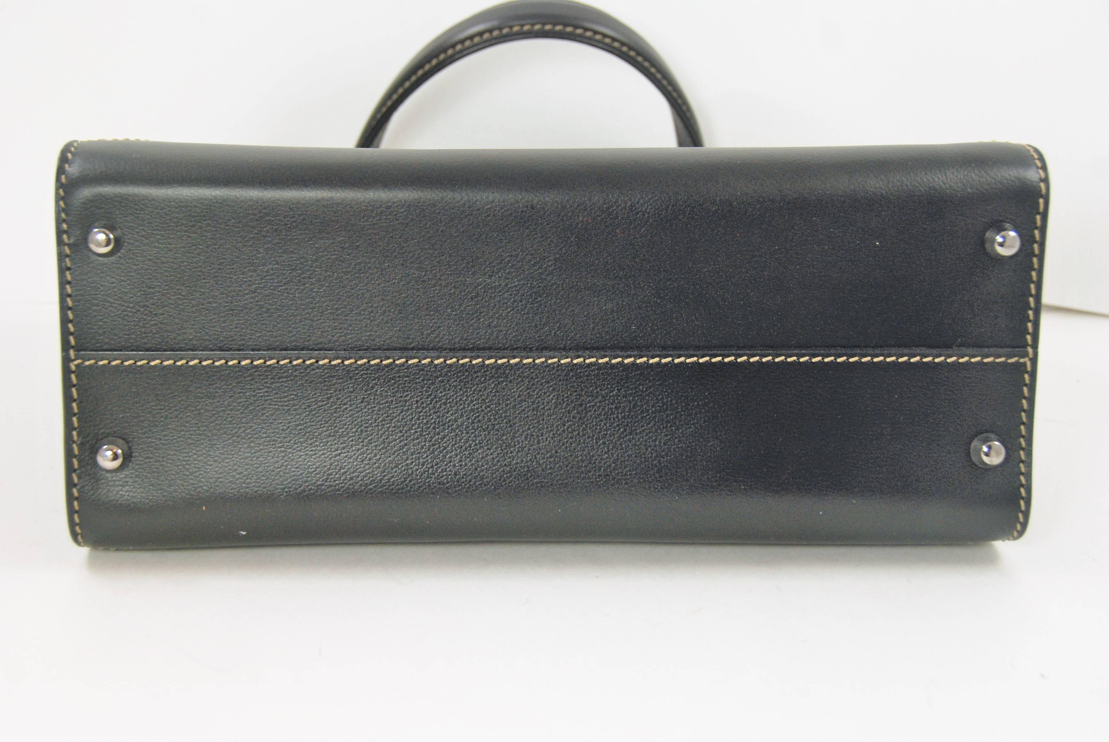 Delvaux Black Leather Illusion Bag with Optional Broadtail Cover 1