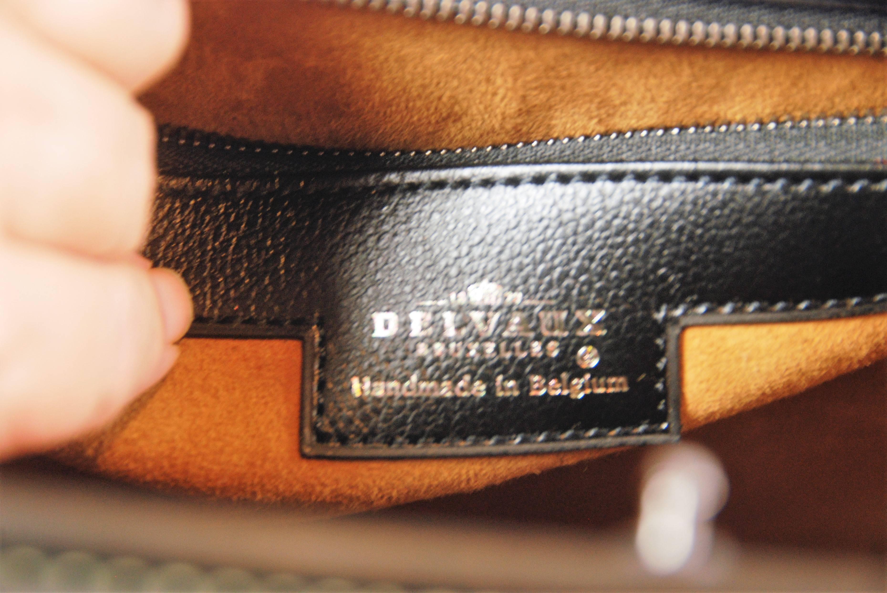 Delvaux Black Leather Illusion Bag with Optional Broadtail Cover 3