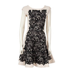 Christian Dior Wool & Cashmere Sleeveless Skater Dress