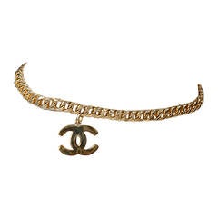 Chanel Goldtone Link Chain Belt