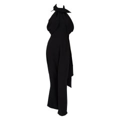 Retro Thierry Mugler Silk Crepe Jumpsuit