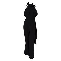 Thierry Mugler Silk Crepe Jumpsuit 9