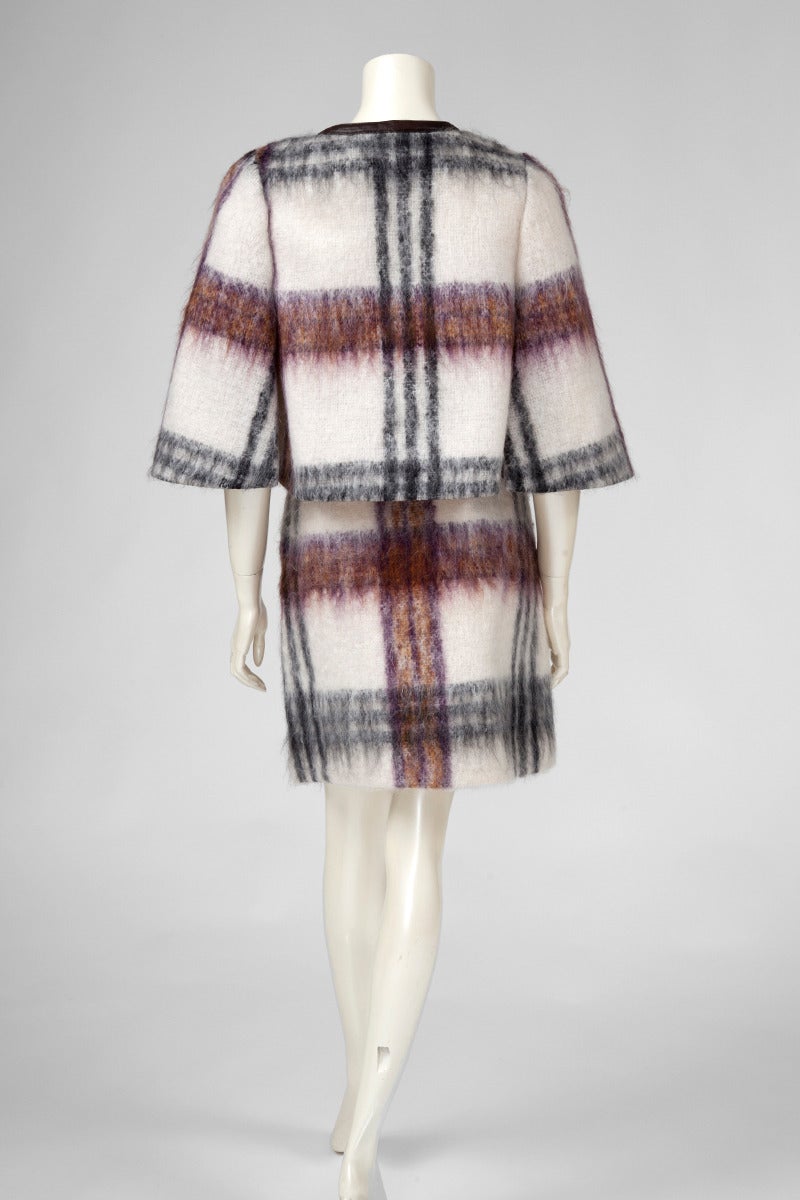 Prada Mohair Wool Skirt Suit 4