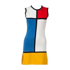 Yves Saint Laurent "Mondrian" Cotton Dress