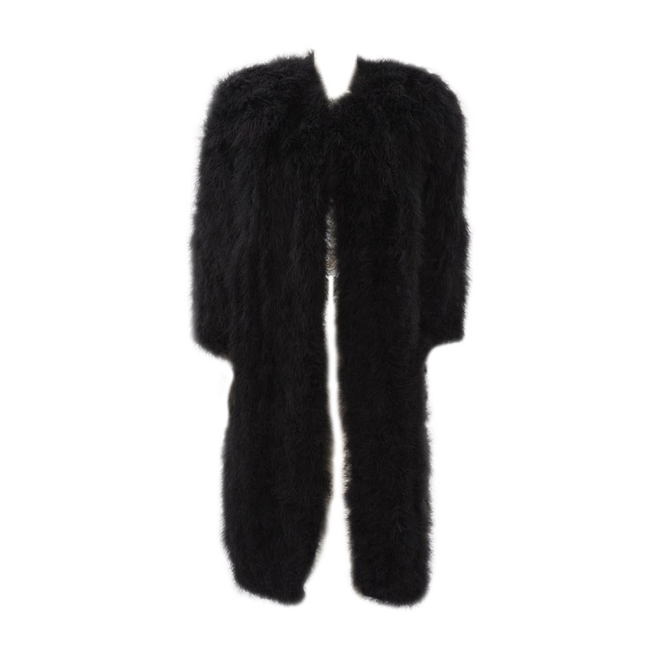 Sonia Rykiel Marabou Feather Coat