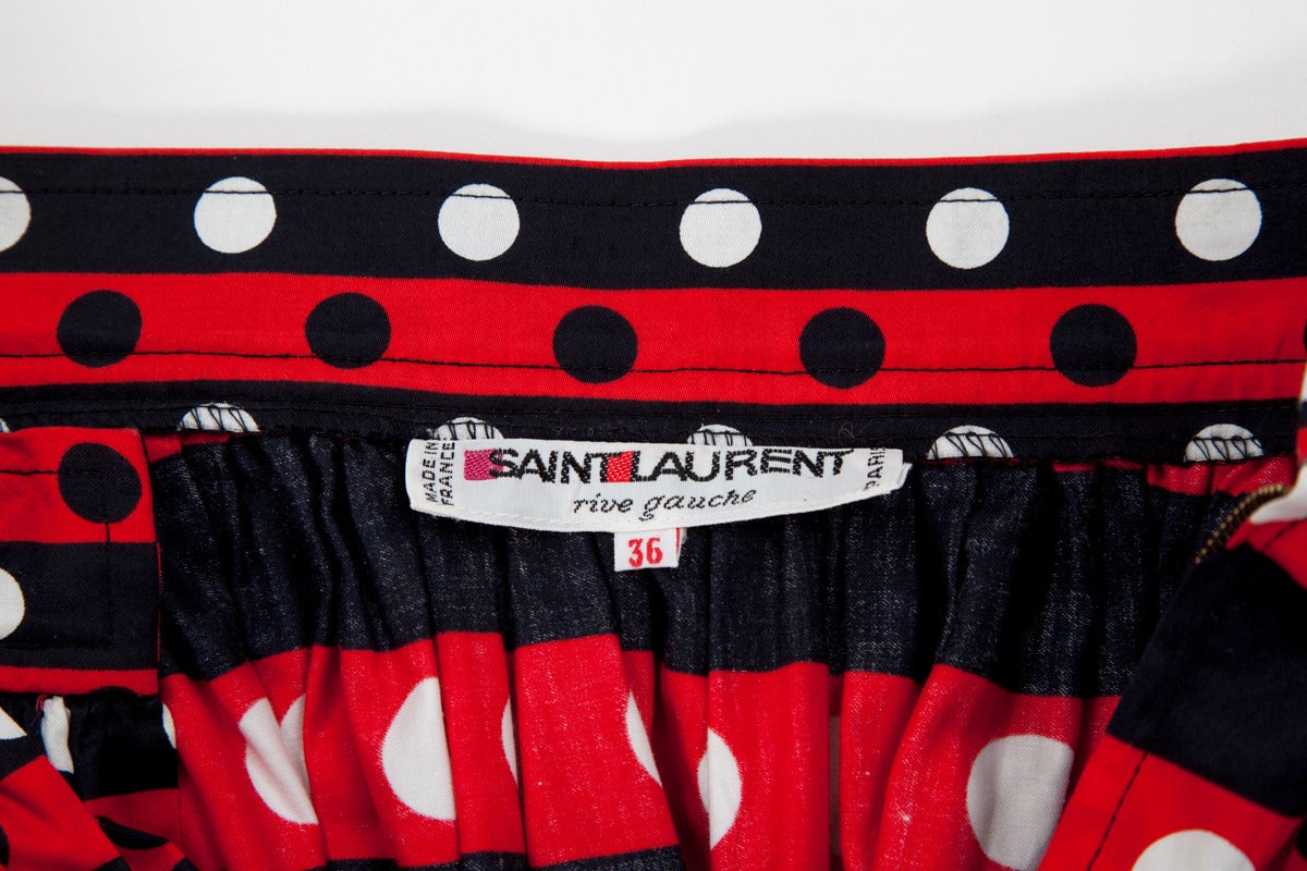 Yves Saint Laurent Runway Harlequin Cotton Ensemble, Spring-Summer 1983 3