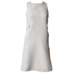 Documentato Abito a maglione in lana Courreges, Autunno-Inverno 1971
