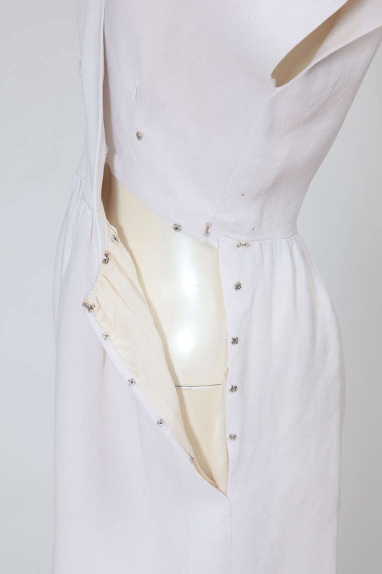 Givenchy Haute Couture Linen Day Dress 1