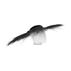 Nina Ricci Velvet & Bird of Paradise Feathers Hat
