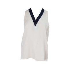 Top in seta Valentino
