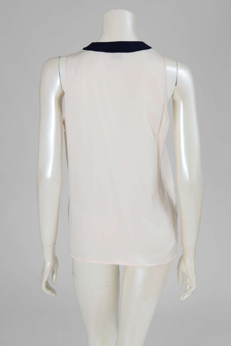 Valentino Silk Top In Excellent Condition For Sale In Geneva, CH