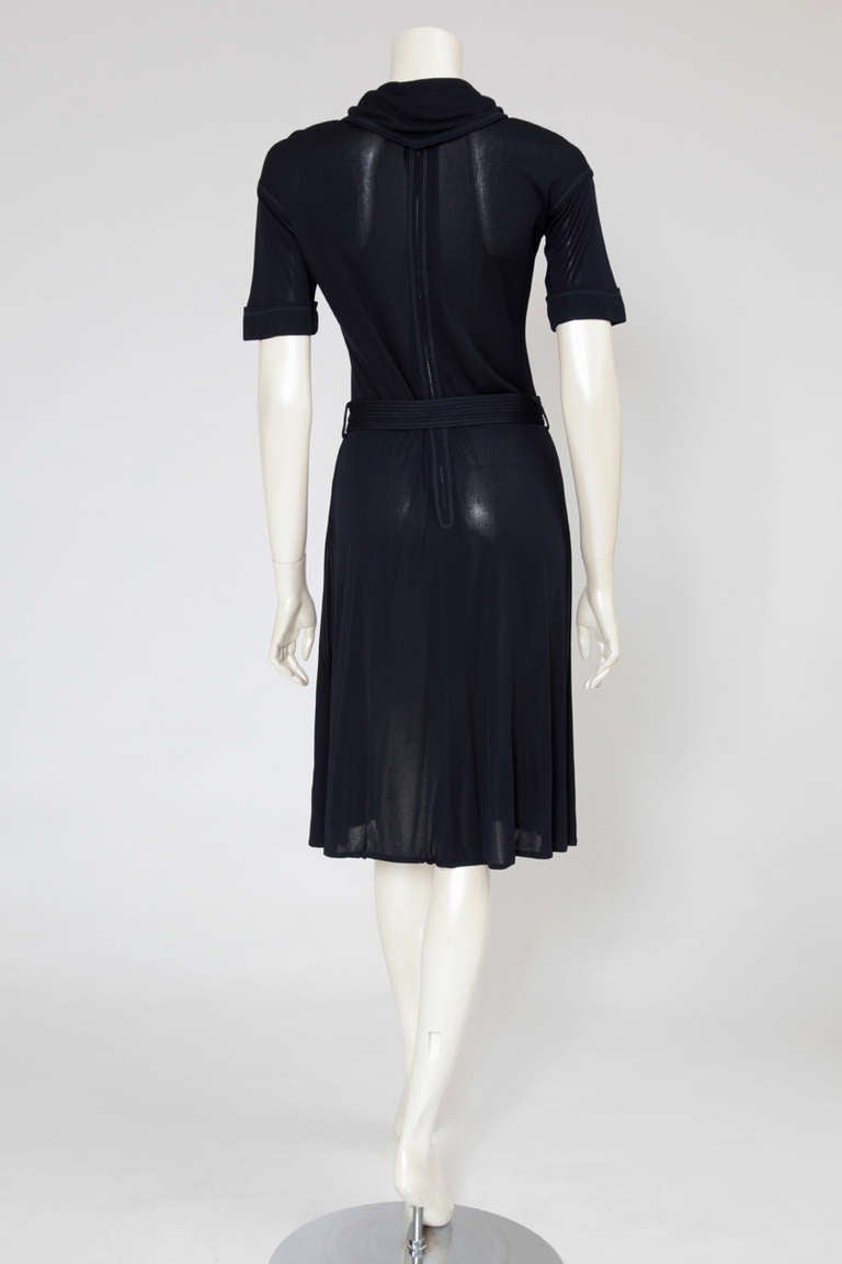 Women's Jean Muir Jersey Sailor Dress