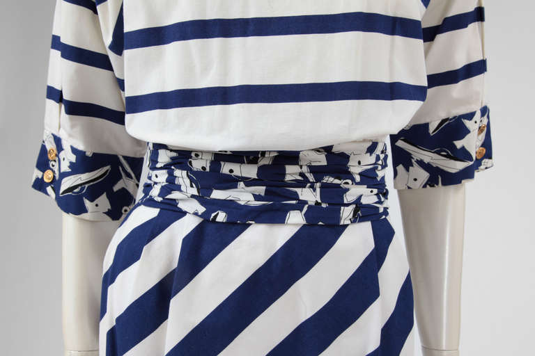 Women's Chanel Cotton Print Dress