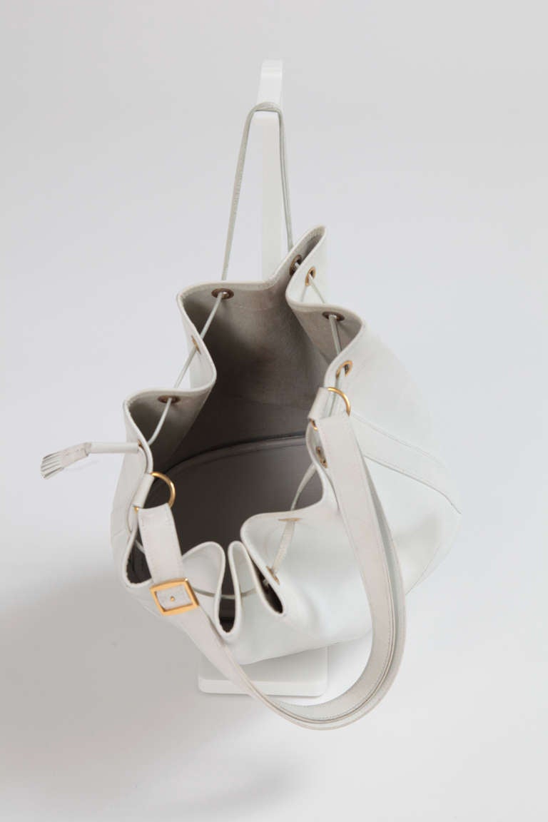 1985 Hermes Market Leather Bucket Tote Bag at 1stdibs