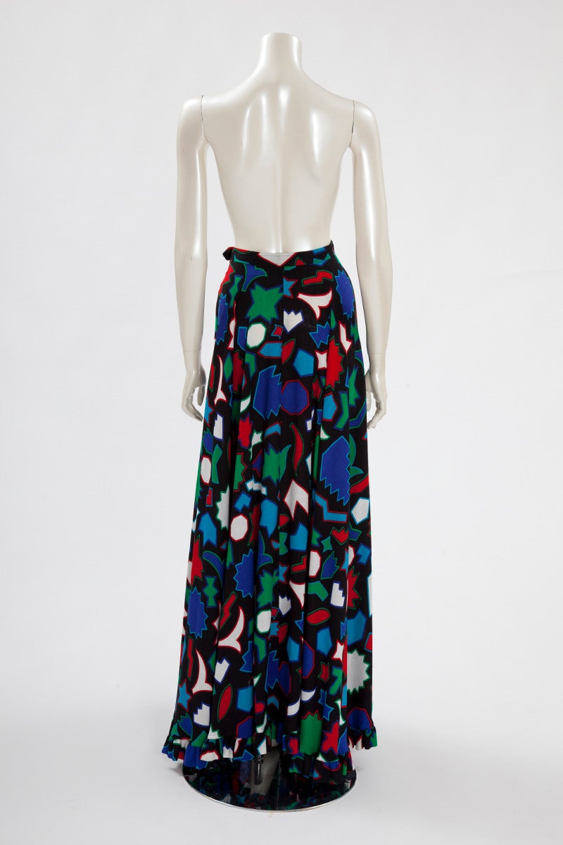 Yves Saint Laurent Hommage A Matisse Maxi Skirt 1