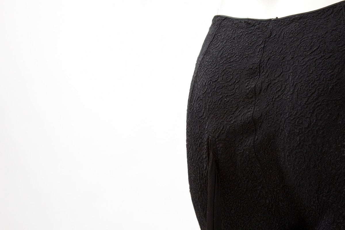 John Galliano Textured Silk Pants 2