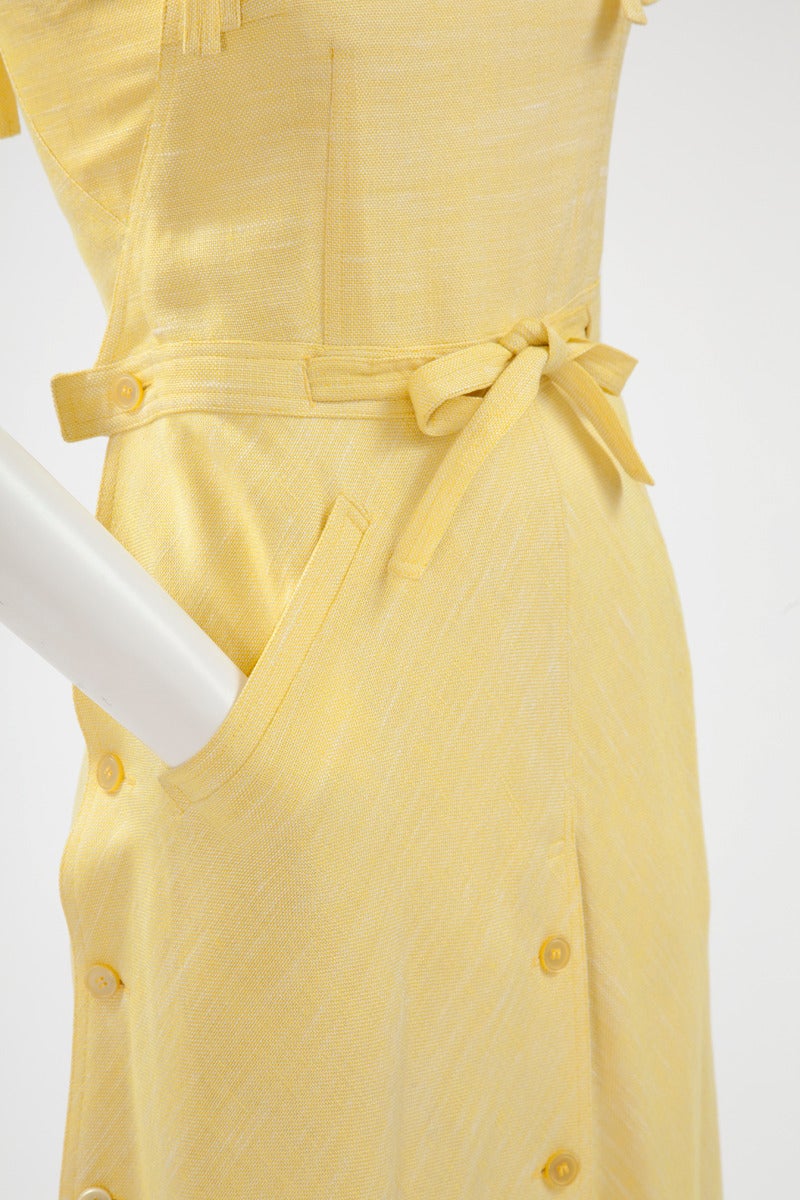 Women's Courreges Linen Summer Dress