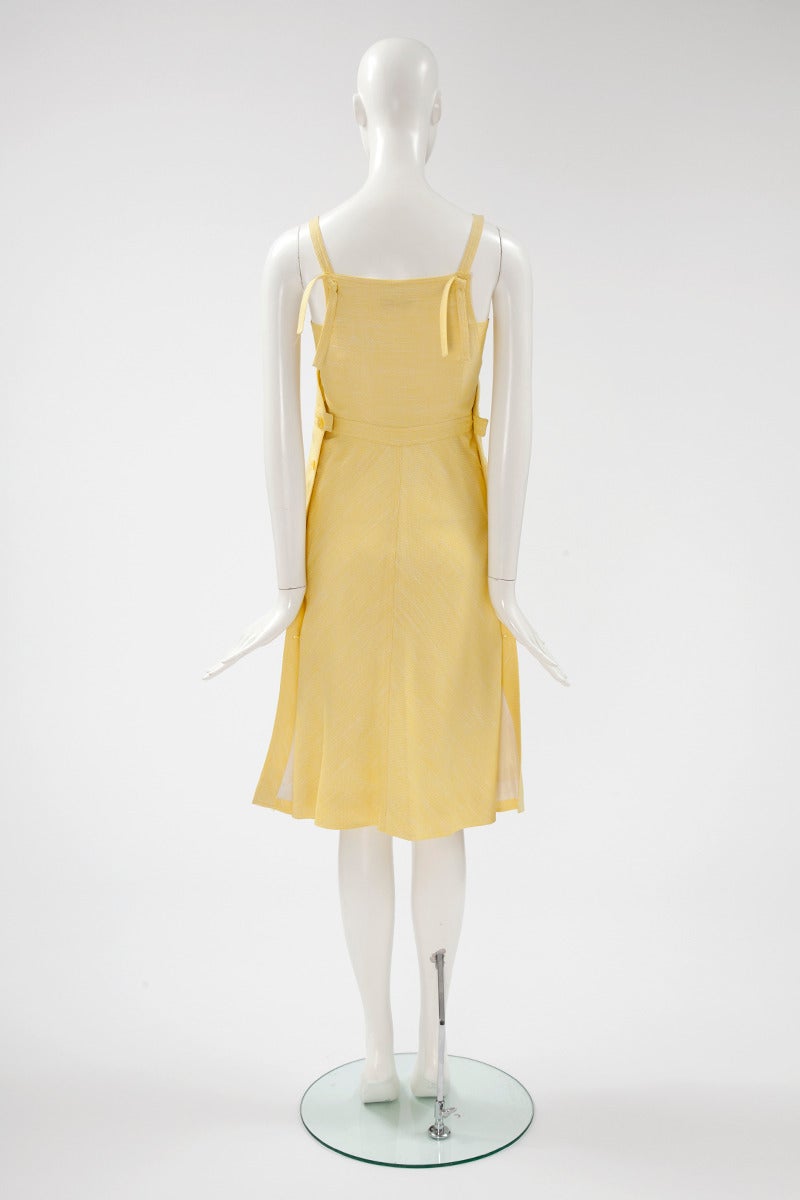 Courreges Linen Summer Dress 1