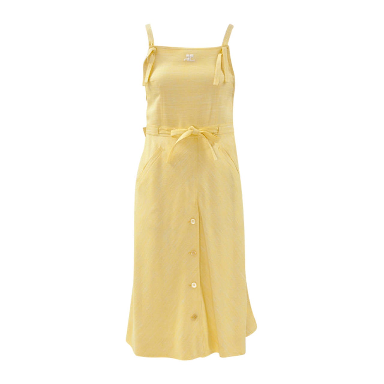 Courreges Linen Summer Dress