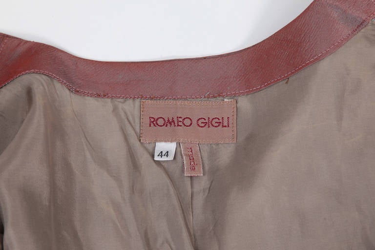 Romeo Gigli Silk Cocoon Coat 1