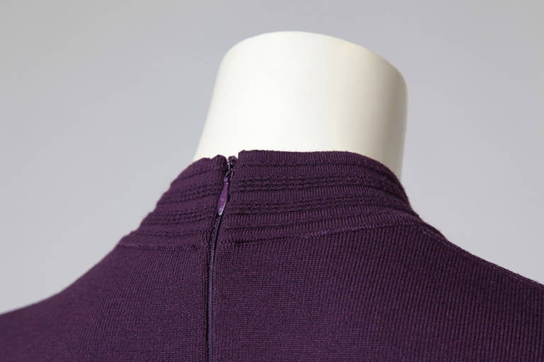 Alaia Knit Fitted Mini Dress 1