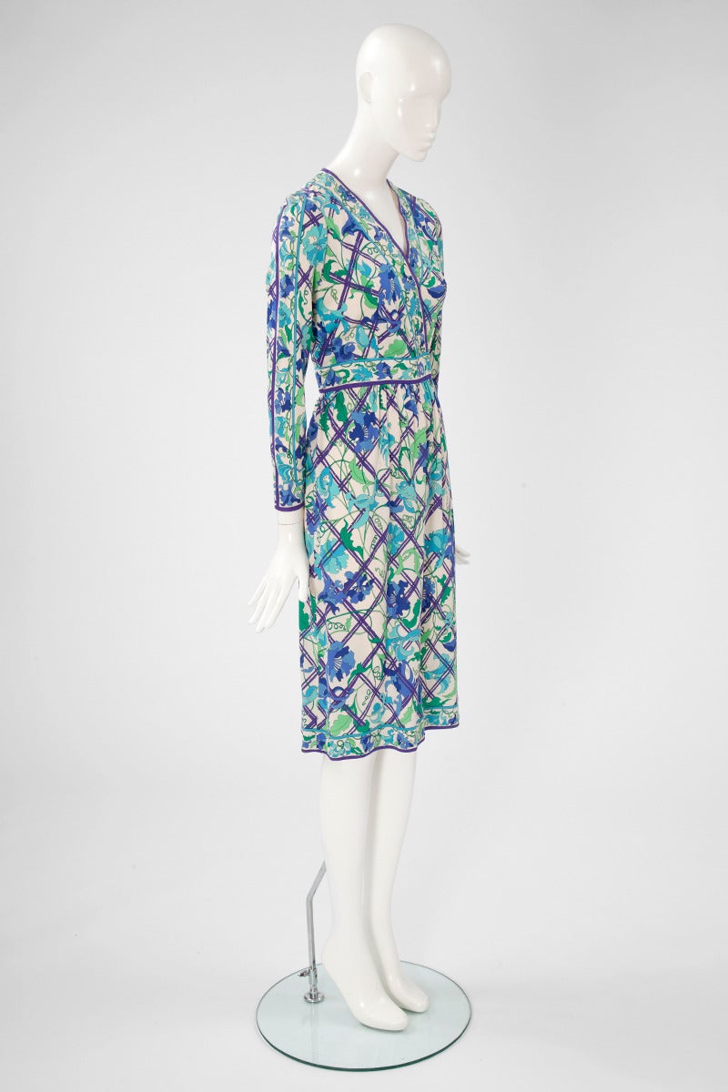 Women's Emilio Pucci Printed Silk Jersey Dress