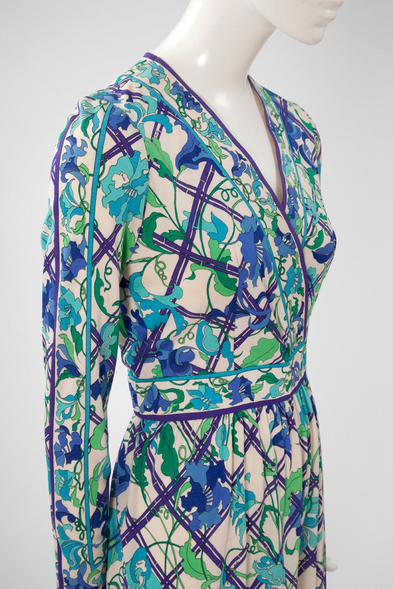 Emilio Pucci Printed Silk Jersey Dress 1