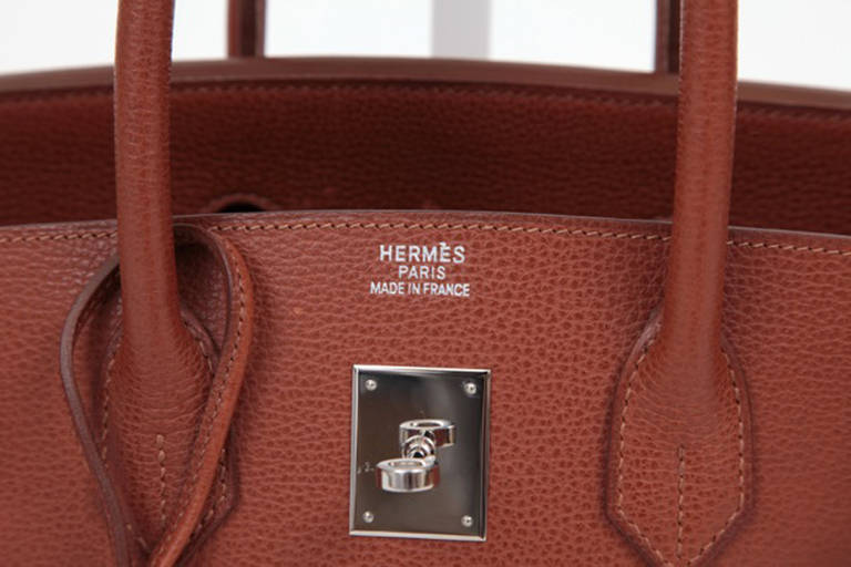 Hermes Noisette Togo Leather 35 cm Birkin Handbag 2
