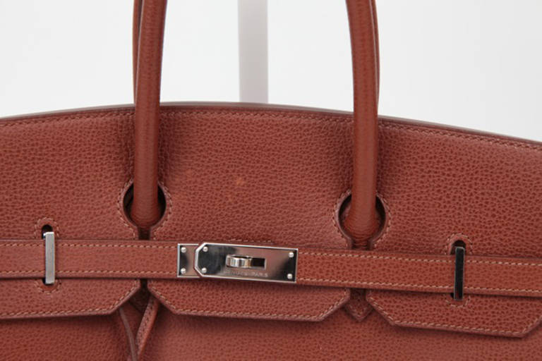 Hermes Noisette Togo Leather 35 cm Birkin Handbag 1