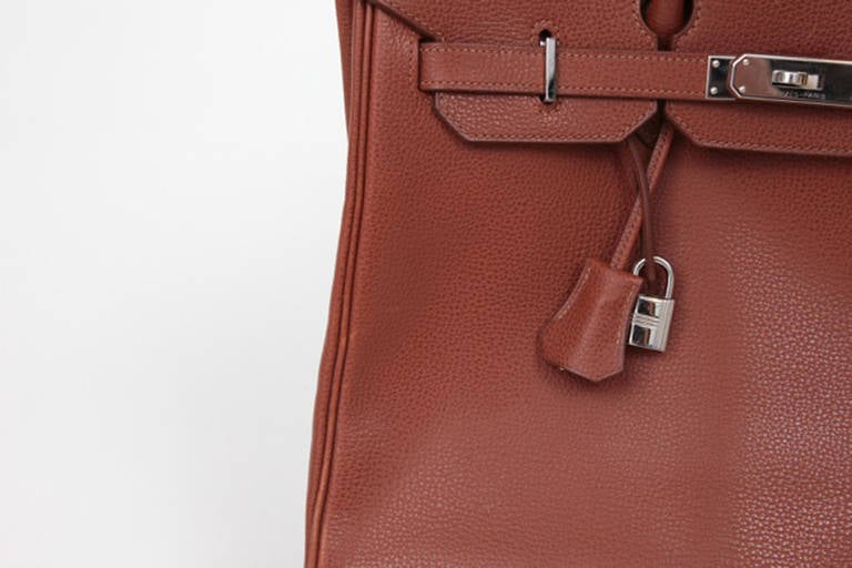 Hermes Noisette Togo Leather 35 cm Birkin Handbag 4