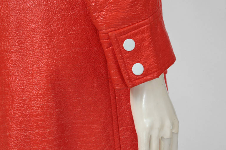 Courreges Vinyl Trench Coat 1