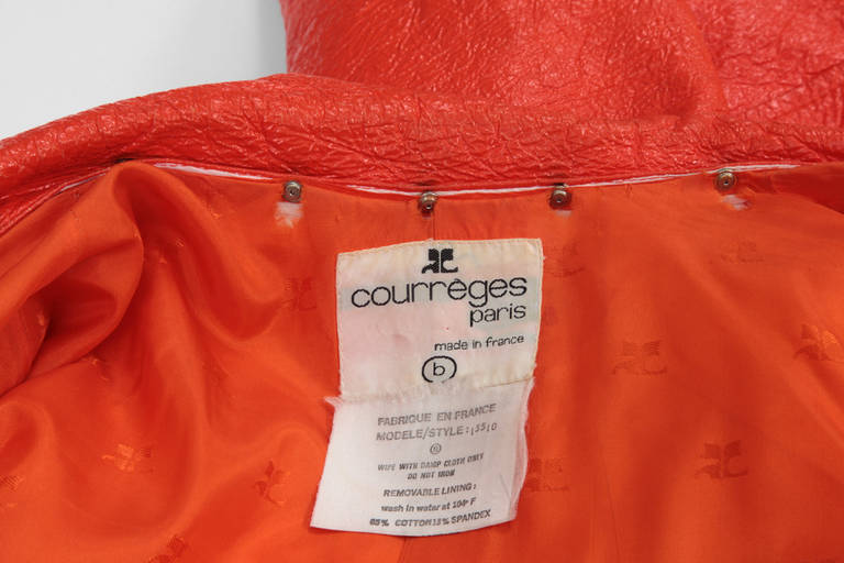 Courreges Vinyl Trench Coat 5