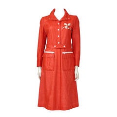 Vintage Courreges Vinyl Trench Coat