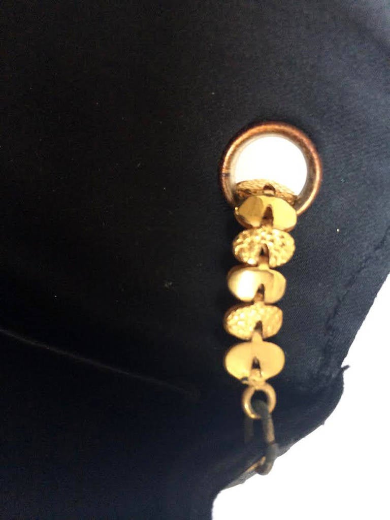 Chanel Satin Gold Chain Bag 5