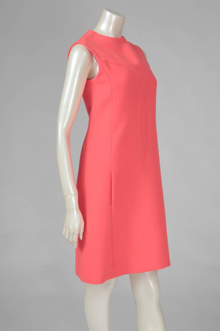 Jean-Louis Scherrer Wool Day Dress For Sale at 1stDibs | jean louis ...