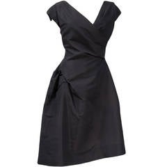 50's Christian Dior Boutique Taffeta Dress 03510