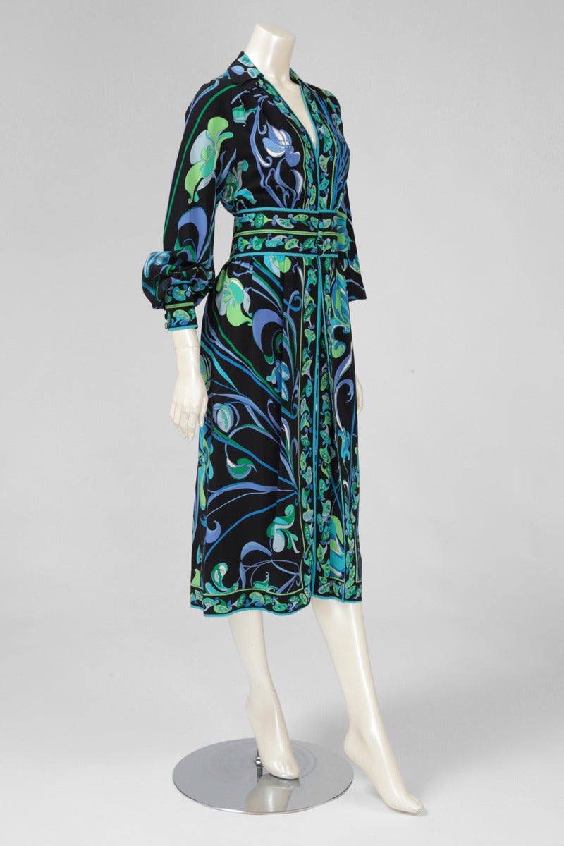 Emilio Pucci Printed Silk Dress 1