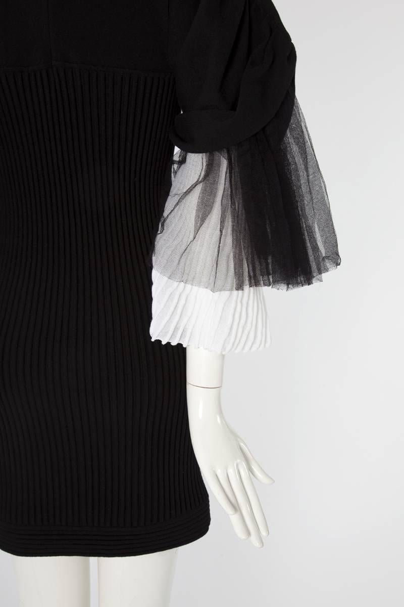 Chanel Runway Knit & Tulle Mini Dress, Spring-Summer 2009 1