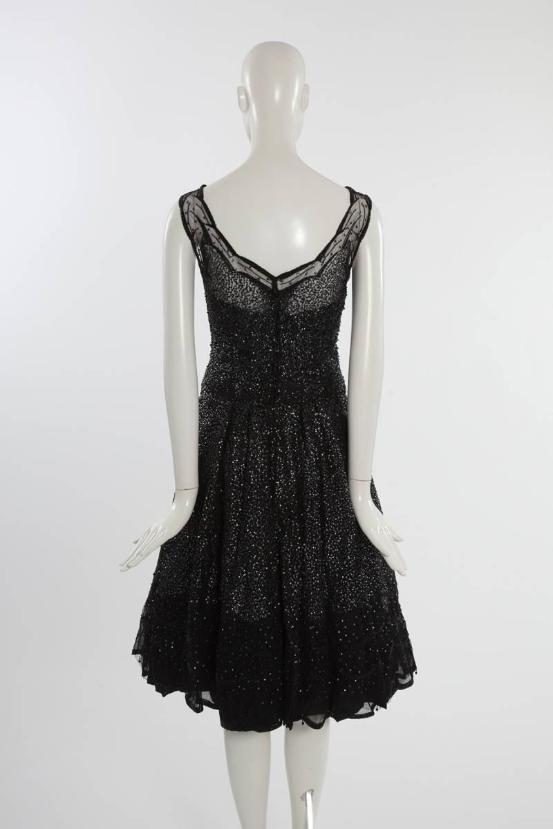 Pirovano Sequin-Embellished Tulle Cocktail Dress 3