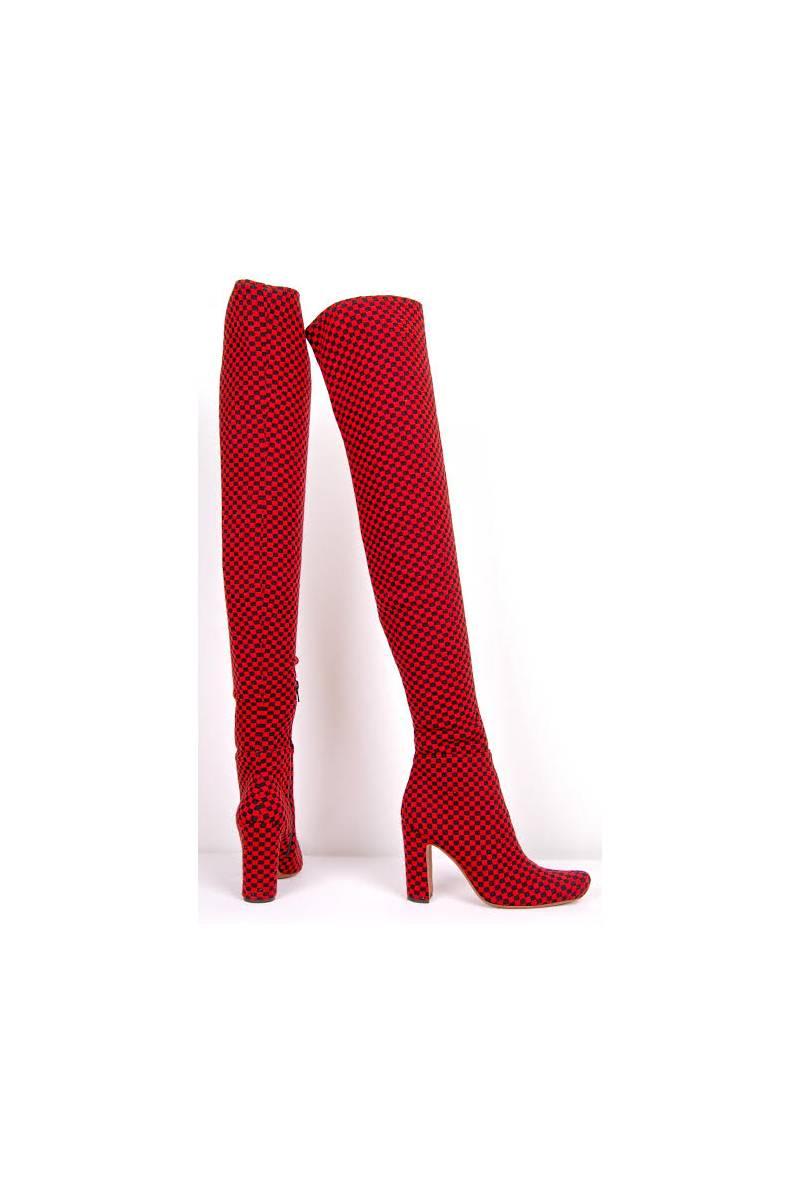 Women's Rare Azzedine Alaia Thigh High Boots
