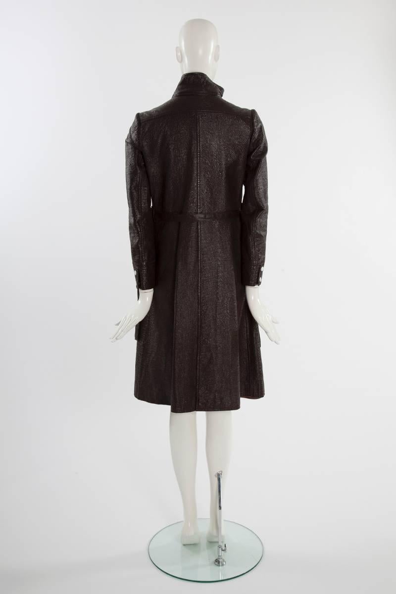 Courreges Vinyl Trench Coat 3