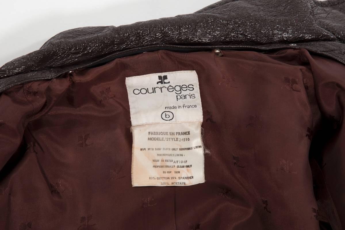 Courreges Vinyl Trench Coat 5