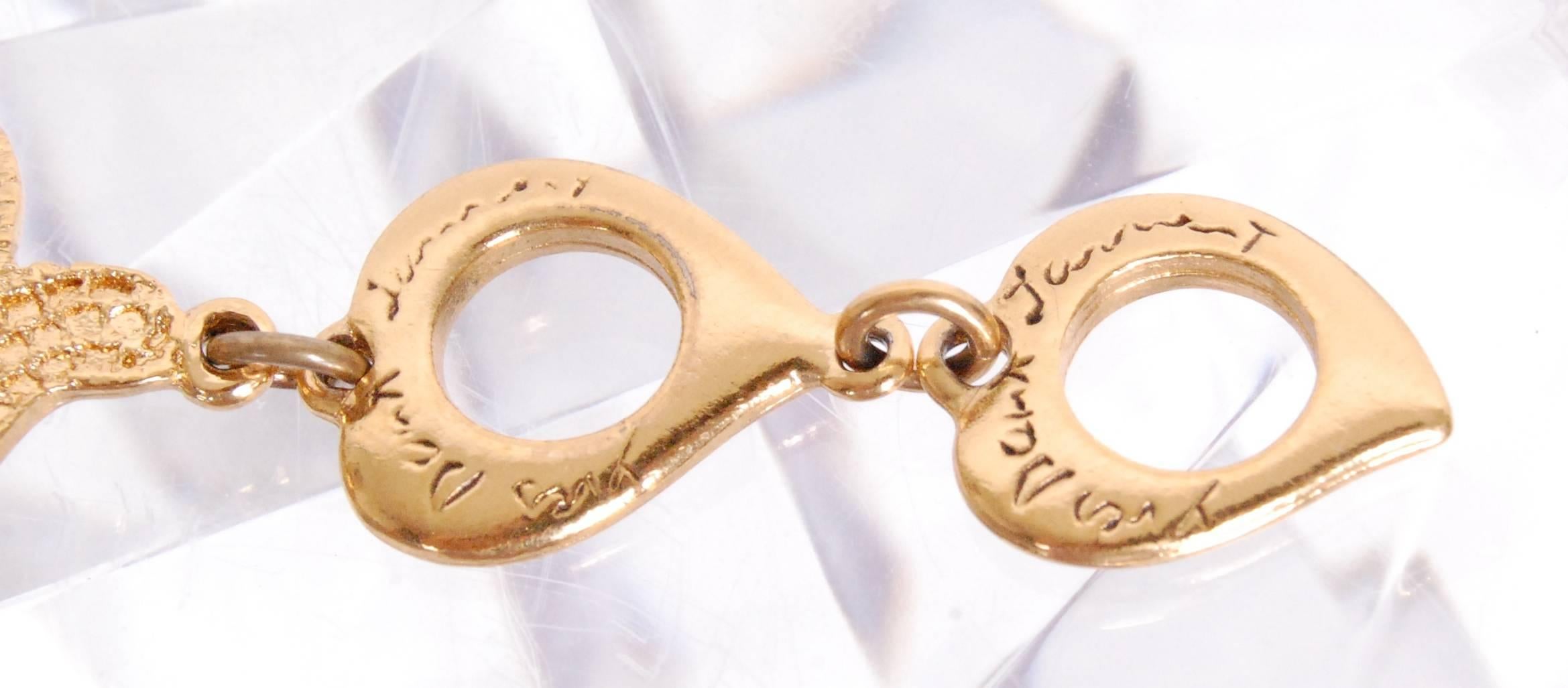 Yves Saint Laurent Clip-On Earrings & Bracelet Set For Sale 3