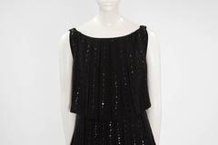 Hartnell Haute Couture Beaded Cocktail Dress, Circa 1960