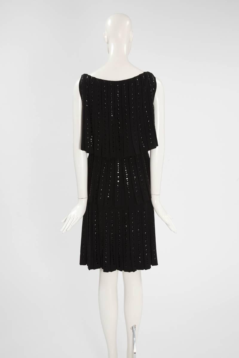 Abito da cocktail con perline Hartnell Haute Couture, circa 1960 in vendita 1
