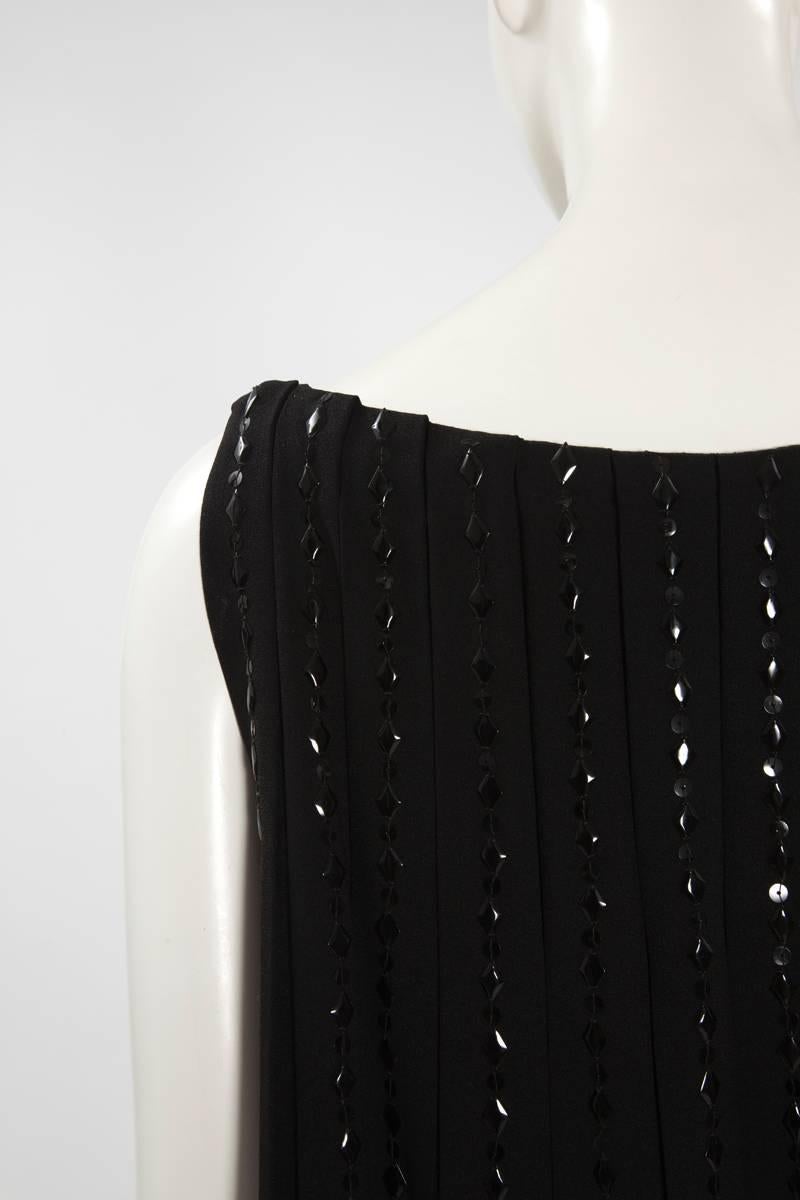 Women's Hartnell Haute Couture Beaded Cocktail Dress, Circa 1960 For Sale