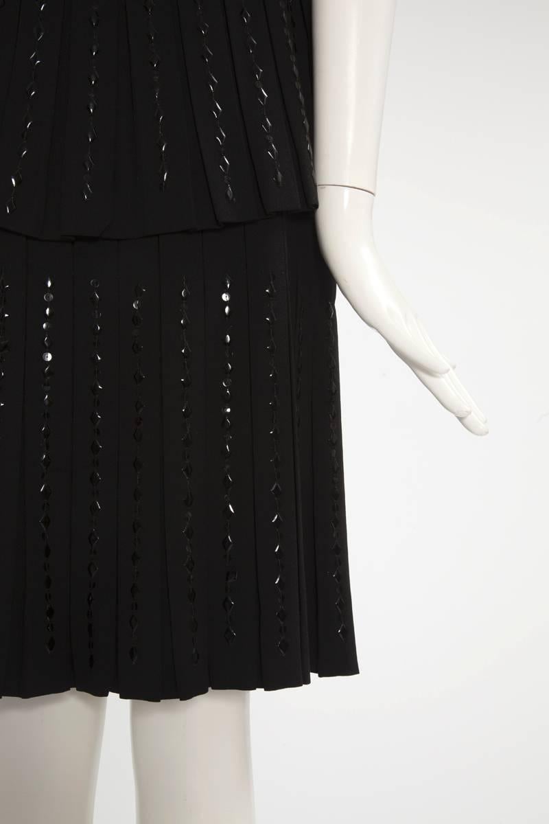 Abito da cocktail con perline Hartnell Haute Couture, circa 1960 in vendita 3