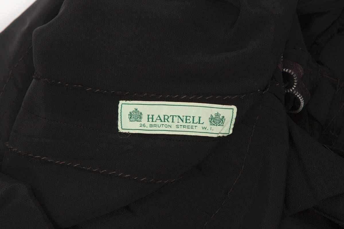 Hartnell - Robe de cocktail haute couture perlée, circa 1960 en vente 4
