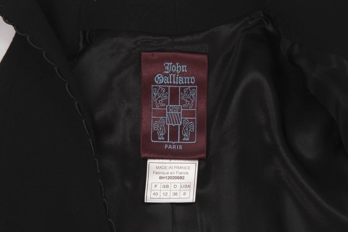 John Galliano Wool Peplum Jacket 5